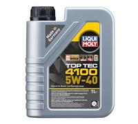 LIQUI MOLY Huile moteur Top Tec 5W-40 Huile synthétique ACEA C3 API SN API CF 4100 1 L Compatible avec VW Golf VII 3/5 portes 5G1, BQ1, BE1, BE2 Golf IV 3/5 portes 1J1 Golf V 3/5 portes 1K1