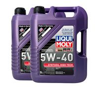 LIQUI MOLY Huile Synthétique High Tech 5W-40 Acea A3/B4, MB 229.3, 2x5 Litre