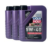 LIQUI MOLY Huile Synthétique High Tech 5W-40 Acea A3/B4, MB 229.3, 3x1 Litre