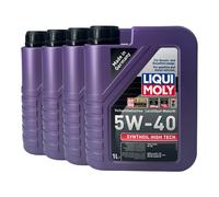 LIQUI MOLY Huile Synthétique High Tech 5W-40 Acea A3/B4, MB 229.3, 4x1 Litre
