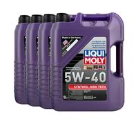 LIQUI MOLY Huile Synthétique High Tech 5W-40 Acea A3/B4, MB 229.3, 4x5 Litre