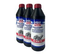 LIQUI MOLY Hypoid-Getriebeöl GL5 SAE 80W-90 Zf Te-Ml 16B 17B 19B 21A,3x1 Litre