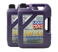 LIQUI MOLY Légèreté High Tech 5W-40 Huile De Moteur MB 229.3, VW 502 00, 2x5 L