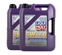 LIQUI MOLY Légèreté High Tech 5W-40 Huile De Moteur MB 229.3, VW 502 00, 2x5 L