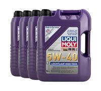 LIQUI MOLY Légèreté High Tech 5W-40 Huile De Moteur MB 229.3, VW 502 00, 4x5 L