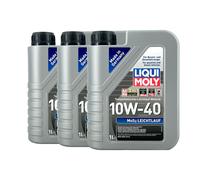 LIQUI MOLY Mos2 Leichtlauf 10W-40 Huile Moteur ACEA A3/B4, API SL, 3x1 Litre