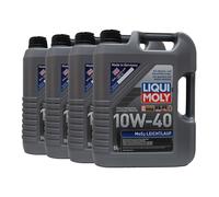 LIQUI MOLY Mos2 Leichtlauf 10W-40 Huile Moteur ACEA A3/B4, API SL, 4x5 Litres