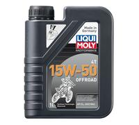 LIQUI MOLY Moto 4T 15W-50 Offroad L'Huile De Moteur 1Liter