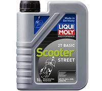 LIQUI MOLY Motorbike 2T Basic Scooter, 1 L, Huile de moto à 2 coups, SKU: 1619