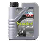 LIQUI MOLY Motorbike 2T Semisynth Scooter, 1 L, Huile de moto à 2 coups, SKU: 1621