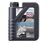 LIQUI MOLY Motorbike 4T 10W-30 Street, 1 L, Huile moteur de la technologie de synthèse de moto, SKU: 2526, neutre
