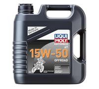 LIQUI MOLY Motorbike 4T 15W-50 Offroad, 4 L, Huile moteur de la technologie de synthèse de moto, SKU: 3058