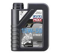 LIQUI MOLY Motorbike 4T 15W-50 Street, 1 L, Huile moteur de la technologie de synthèse de moto, SKU: 2555