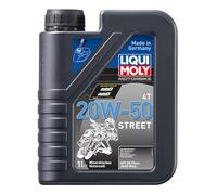 LIQUI MOLY Motorbike 4T 20W-50 Street, 1 L, Huile de moto à 4 coups, SKU: 1500
