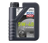 LIQUI MOLY Motorbike 4T 5W-40 HC Scooter, 1 L, Huile moteur de la technologie de synthèse de moto, SKU: 20829
