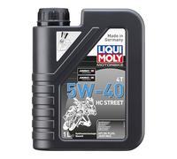 LIQUI MOLY Motorbike 4T 5W-40 HC Street, 1 L, Huile moteur de la technologie de synthèse de moto, SKU: 20750