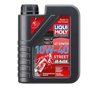 LIQUI MOLY Motorbike 4T Synth 10W-40 Street Race, 1 L, Huile de moto à 4 coups, SKU: 20753