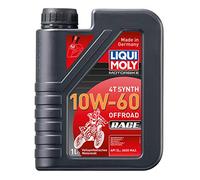 LIQUI MOLY Motorbike 4T Synth 10W-60 Offroad Race, 1 L, Huile de moto à 4 coups, SKU: 3053