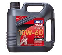 LIQUI MOLY Motorbike 4T Synth 10W-60 Offroad Race, 4 L, Huile de moto à 4 coups, SKU: 3054