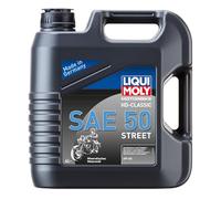 LIQUI MOLY Motorbike HD-Classic SAE 50 Street, 4 L, Huile moteur à moto, SKU: 1230, Noir