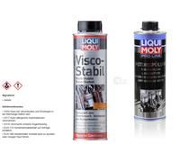 LIQUI MOLY Set Additif Visco-Stabil & Pro-Line Pour Rinçage Moteur 300/500 ml