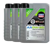 LIQUI MOLY Special Tec AA 0W-20 Huile Moteur ILSAC GF-6A, API SP, 3x1 Litre