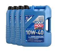 LIQUI MOLY Super Léger 10W-40 Huile Moteur MB 229.3 VW50101 VW50500, 4x5 Litres