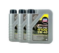 LIQUI MOLY Top Tec 4100 5W-40 Huile VW 505 00 01 MB 229.31, 3x1 Litre