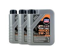 LIQUI MOLY Top Tec 4200 5W-30 Huile Opel OV0401547-G30, MB 229.51, 3x1 Litre