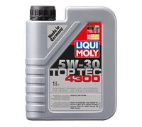 Liqui Moly Top Tec 4300 5W 30 Premium Hightech Leichtlaufmotoröl 1L