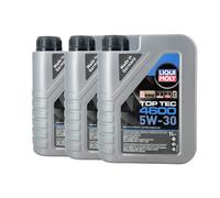 LIQUI MOLY Top Tec 4600 5W-30 BMW Longlife-04, Opel OV0401547-G30, 3X1 Litre