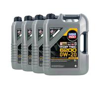 LIQUI MOLY Top Tec 6200 0W-20 Huile Ford WSS-M2C956-A1, VW 508 00, 4x5 Litre