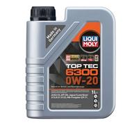 Liqui Moly Top Tec 6300 0W-20 Huile Moteur 1 L ACEA C5 API SN Jaguar / Land R