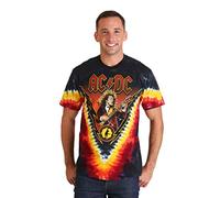 Liquid Blue Angus Lightning T-Shirt, Tie-Dye, M Homme