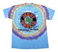Liquid Blue Jerry Jgb Hawaïen 1990 Garcia Band Hawaiian Tour T-Shirt, Tie-Dye, M Homme