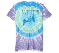 Liquid Blue LED Zeppelin Ramble on Swan Song SS Tee T-Shirt, Tie-Dye, XL Mixte