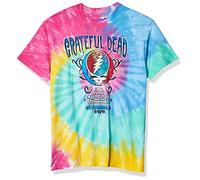 Liquid Blue Men's Grateful Dead Amer Music Hall Spiral Tie Dye T-Shirt