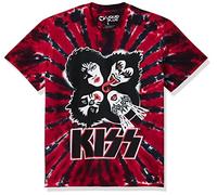 Liquid Blue Men's Standard Kiss Burst Tie Dye Short Sleeve T-Shirt, Multi, Medium