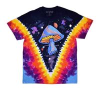 Liquid Blue Plus-Size Space Shroom T-Shirt, Tie-Dye, XXXXXL Homme