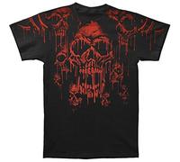 Liquid Blue T-Shirt Acid Rain pour Homme, Noir, XL
