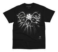 Liquid Blue T-Shirt Alien Abduction pour Homme, Noir, Taille XL