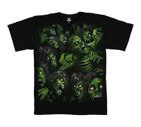 Liquid Blue T-Shirt Mec Dark Wear - Zombie Pile - Noir