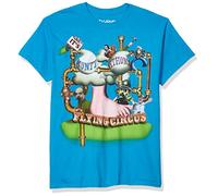 Liquid Blue T-Shirt pour Homme Flying Circus Foot, Bleu, L