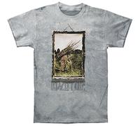 Liquid Blue Unisex Adult LED Zeppelin Man with Sticks Short Sleeve T-Shirt T Shirt, Light Grey, 6X-Large US