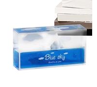 Liquid Cruise Decor - Fluid Drift Bottle | Creative Fluid Cloud Statue Desk Drift Bottle | Children Adults Collectible Figurines Feel The Tranquility | Relaxing Drifting Cloud Figurine Fluids Statue