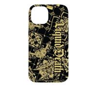 Liquid Death Baroque Black and Gold Fancy Logo Water Coque pour iPhone 14