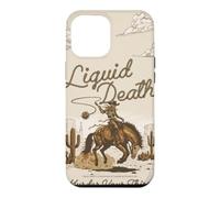 Liquid Death Western Cowboy Murder Your Thirst Water Coque pour iPhone 12 Pro Max