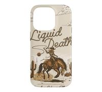 Liquid Death Western Cowboy Murder Your Thirst Water Coque pour iPhone 14 Pro