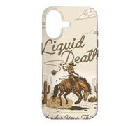 Liquid Death Western Cowboy Murder Your Thirst Water Coque pour iPhone 17