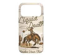 Liquid Death Western Cowboy Murder Your Thirst Water Coque pour iPhone 17 Pro Max